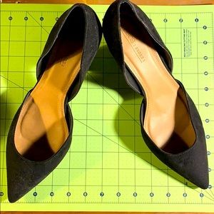 ASOS black 3” high heel suede shoes! Size 10